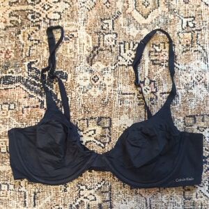 Calvin Klein Black Underwire Bra